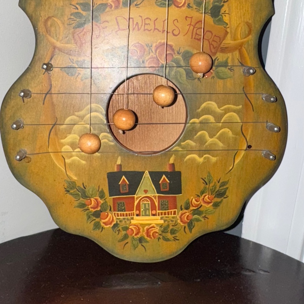 Vintage Door Harp.. Hand Crafted and painted - Picture 8 of 8
